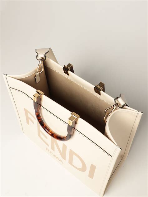 fendi cream tote|Fendi totes lowest price.